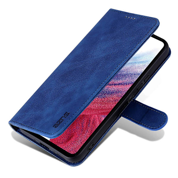 Samsung Galaxy A55 5G Case Lompakon puhelimen cover Magneettinen lukko Blue