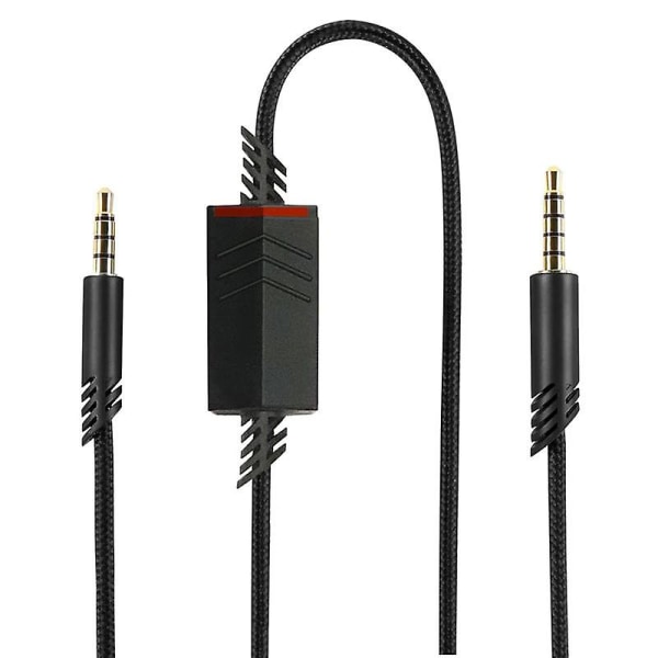 Udskiftningshovedtelefonkabel til A40-headset,lydkabel til /a40-gamingheadset,til Black