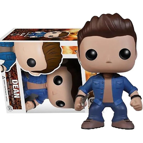 Televisio SPN Sam ja Dean Toimintahahmolelut Supernatural #95 Castiel #94 Dean Figuras Mallinuket Lahjat 95 with retail  box
