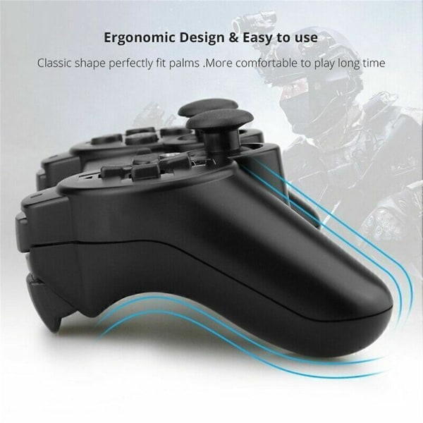För Ps3 Wireless Bluetooth 30 Controller Game Handle Remote Gamepad Stock Orange