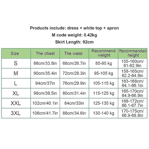Myydyin naisten Oktoberfest-asu Saksalainen Dirndl-mekko-asumekko Baijerin karnevaalibileet 50 % tarjous-i Green XL