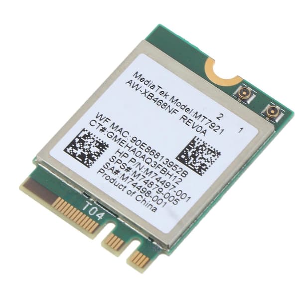 Langaton MT7921 NGFF M.2-liitäntä WiFi Bluetooth-com-sovitin 1800 Mbps Wi-Fi