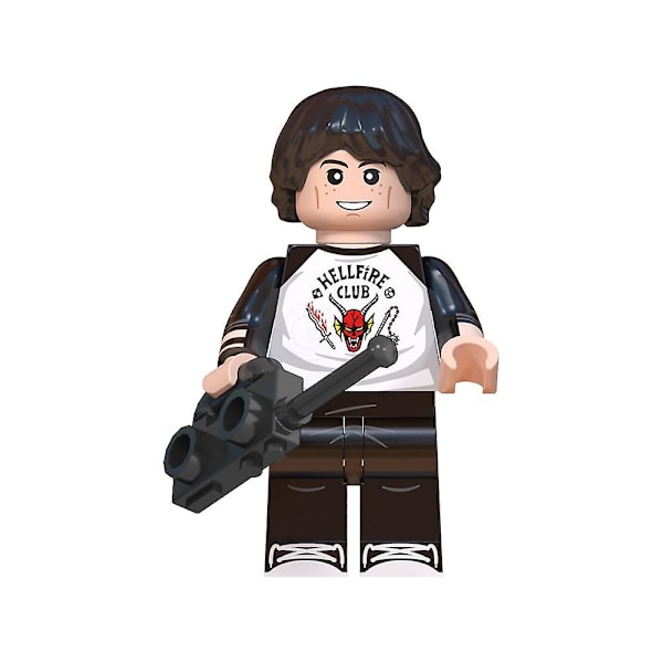 7 st Stranger Things Actionfigurer Byggklossar Leksaker 1,77 tum Stranger Things Minifigurer Byggleksaker