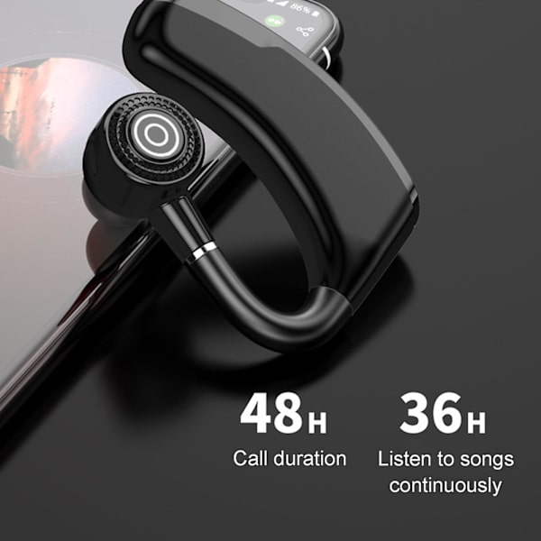 V10P Business-hörlurar Bluetooth-kompatibla V5.2 Trådlös Touch Control Handsfree Headset_da Red