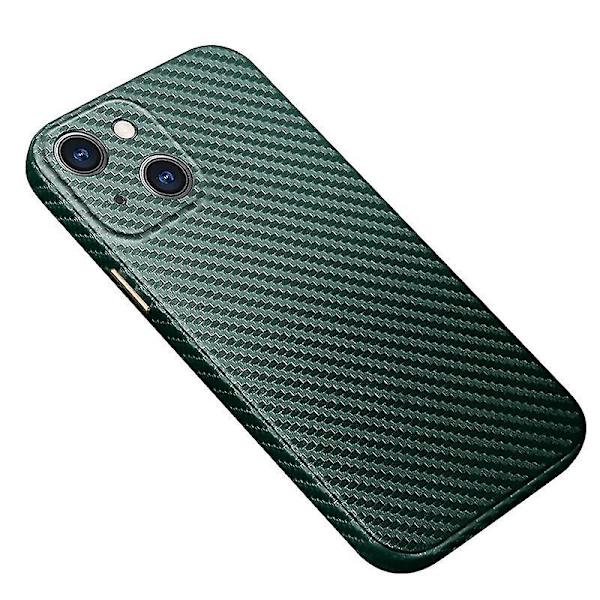 Cover i kolfiber till Iphone 13 Mini Green