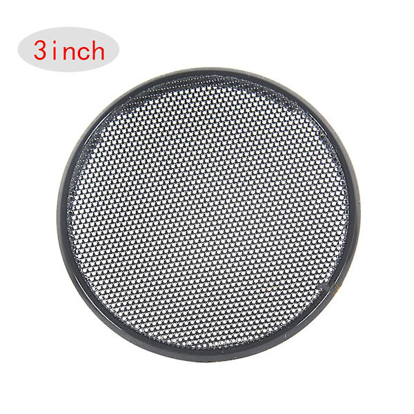 1/2/3/4/5/6 tuuman musta auton kaiutinritiläverkko mesh sarvi cover ympyräkotelo verkko tee itse - koristetarvikkeet 3inch