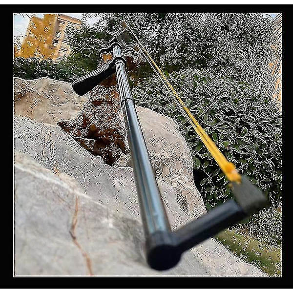 Uusi 2024 tarkkuusteleskooppinen, suuritehoinen power teräksestä valmistettu suora sauva katapultti laser litteä kuminauha ulkona metsästys ja ammunta green laser set2