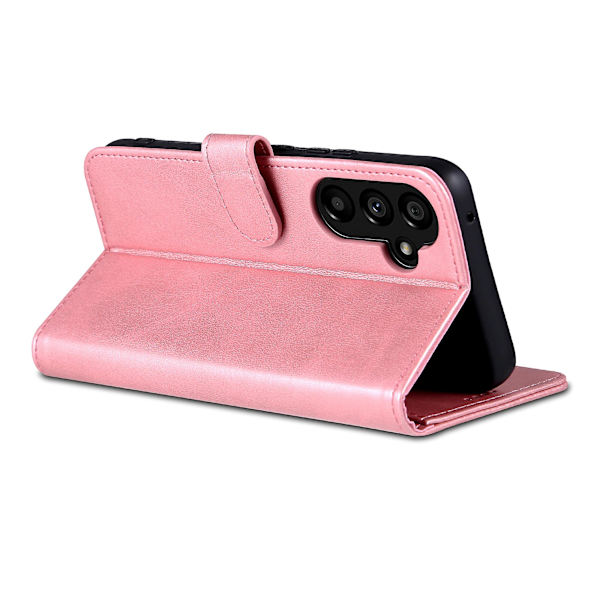 Til Samsung Galaxy A55 5G Læder Taske Pung Telefon Cover Magnetisk lås Rose Gold
