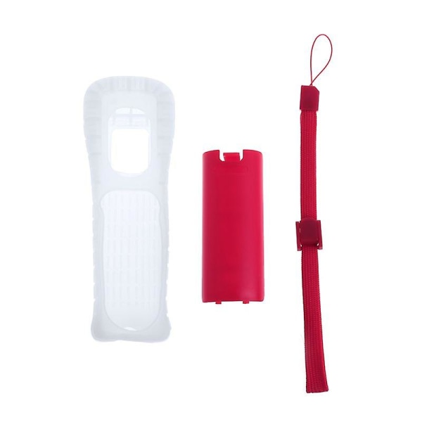 Case för Wii med handrem för Wii - fjärrkontroll Red