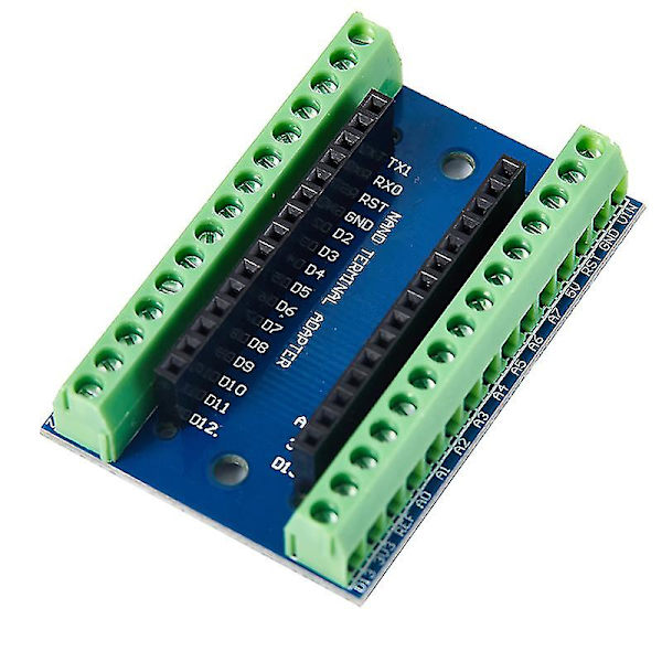 1st Nano 3.0 Controller Terminal Adapter Expansion Board för Arduino Avr Atme Multicolor