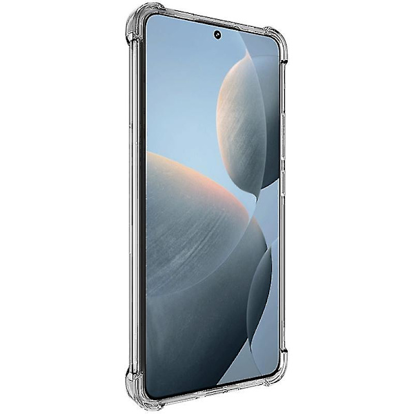 IMAK til Xiaomi Poco X6 Pro 5Gmi K70E 5G klart etui Stødsikker TPU telefoncover Transparent Style B Xiaomi Poco X6 Pro 5G