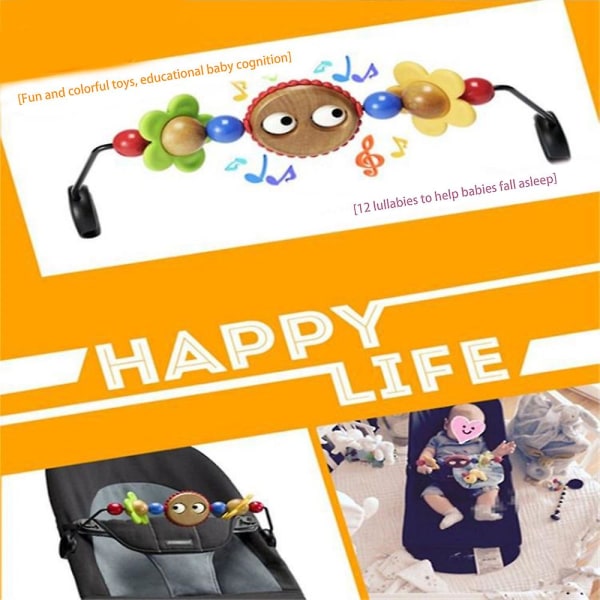Coax baby automatisk beroligende baby gyngestol beroligende legetøj baby tremmeseng vedhæng Musik baby pædagogisk legetøj