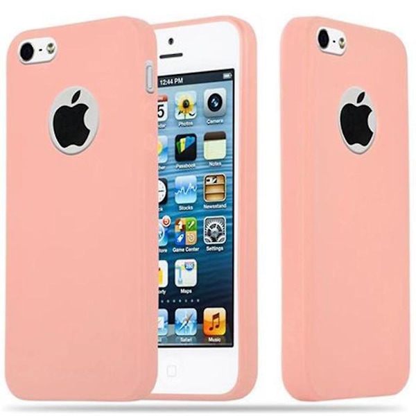 iPhone 5 / 5S / SE 2016 Hülle Handy Cover TPU case - Matta Farben CANDY PINK iPhone 5/5S/SE 2016