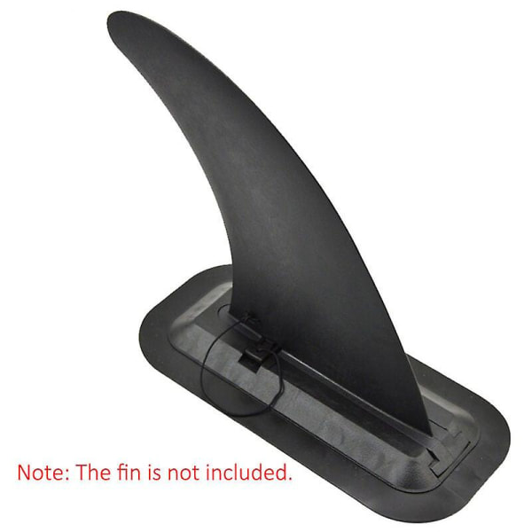 4 ST Sup Split Surfer Paddle Board Fenklämma Vattenseparator Vattenskidor Fisk Fenklämma Spänne Paddleboard Surfbräda svansklämma, svart
