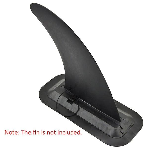 4 STK Sup Split Surfer Paddle Board Fin Clip Vandseparator Vandski Fish Fin Clip Spænde Paddleboard Surfboard Tail Clip, Sort