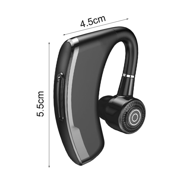 V10P Business-hörlurar Bluetooth-kompatibla V5.2 Trådlös Touch Control Handsfree Headset_da Black