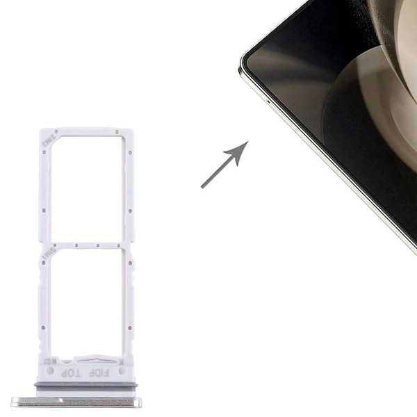 Til Samsung Galaxy Z Fold5 SM-F946 Dual SIM Kartenhalter Silber Ersatz Silver Samsung Galaxy Z Fold5 SM-F946