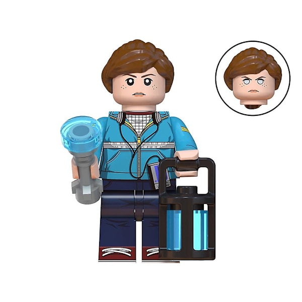 7 st Stranger Things Actionfigurer Byggklossar Leksaker 1,77 tum Stranger Things Minifigurer Byggleksaker