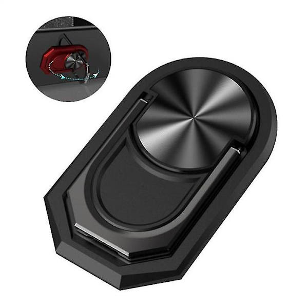 360 hopfällbart mobiltelefonställ Mobiltelefon Ringhållare Ring Grip Telefonhållare Black