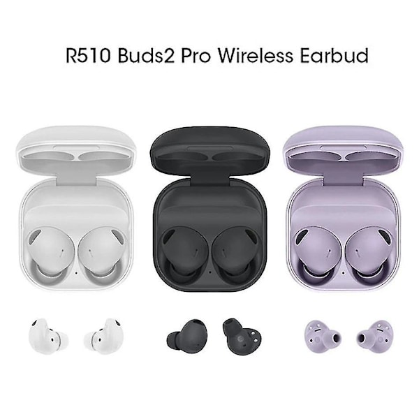 2023 Uudet Buds2 Pro Tws R510 -nappikuulokkeet Bluetooth kuulokkeet Buds 2 Pro langattomat kuulokkeet mikrofonilla Hifi Stereo Peliurheilu White