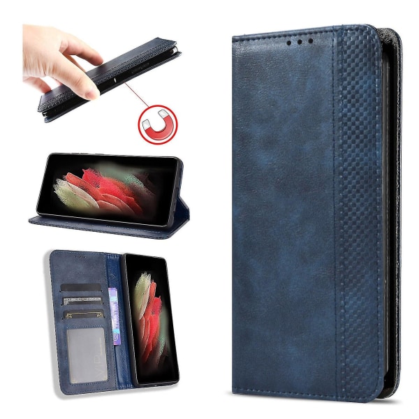 Kompatibel med Ulefone Armor 8 Case, Folio Cover Magnetic Wallet Læder Taske til Ulefone Armor 8 C3