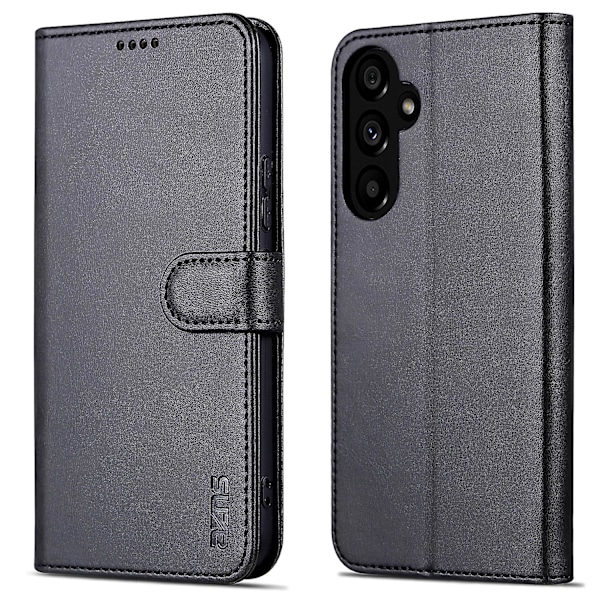Samsung Galaxy A55 5G Case Lompakon puhelimen cover Magneettinen lukko Black