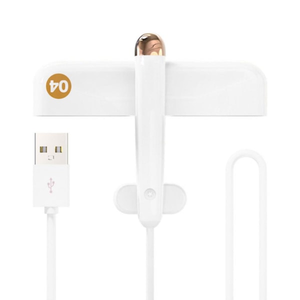 USB 2.0 Hub 4 Port Multiple Expander 2.0 latausportilla, pistokkeella ja pelaamiseen White