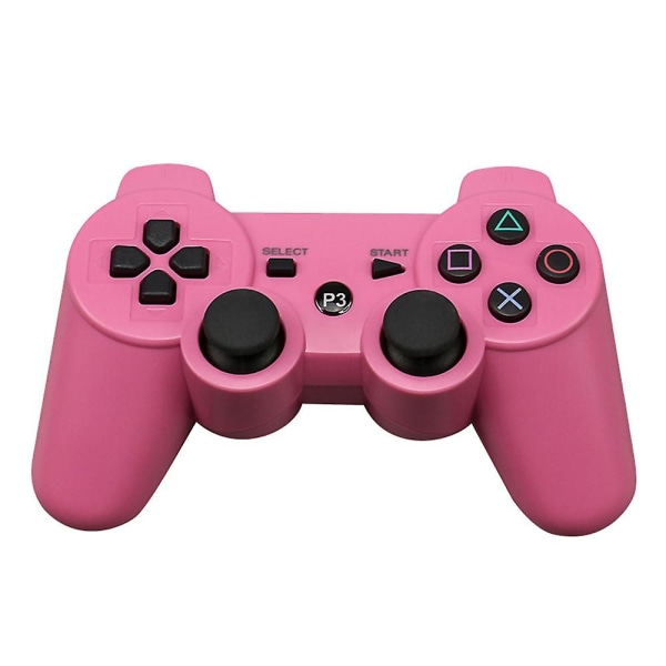 För Ps3 Wireless Bluetooth 30 Controller Game Handle Remote Gamepad Stock Pink