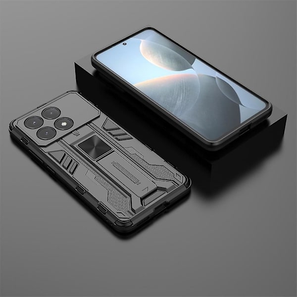 Supersonic Armor phone case för Xiaomi Poco X6 Pro Black