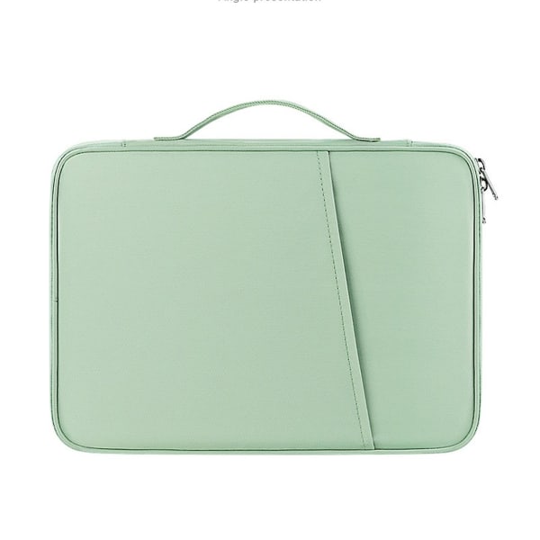 Laptopväska Stötsäker vattentät anti-fall nylon 11/13 tum Notebook Skyddshandväska Datortillbehör la Green 11Inch