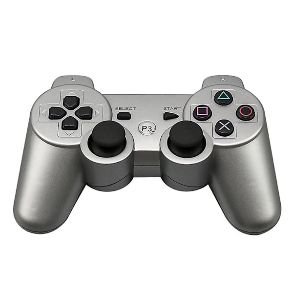 Til Ps3 Wireless Bluetooth 30 Controller Game Handle Remote Gamepad Stock Silver Gray