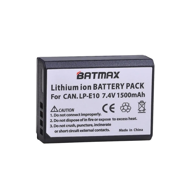 4x Lp-e10 Lp E10 Lpe10 kamerabatterier + lcd usb dobbeltoplader kompatibel Canon Eos 1100d 1200d 1300d Kiss X50 X70 X80 Rebel T3 T5 T6 1battery