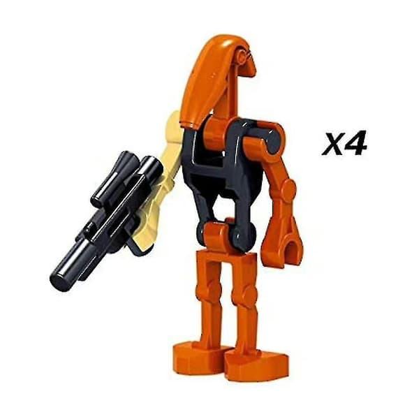 24st Star Wars Battle Droids Byggstenar Mini Minifigurer Leksaker Presenter