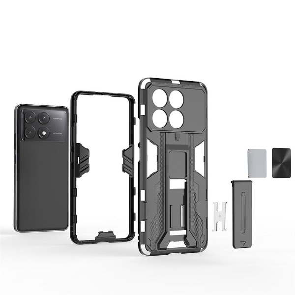 Supersonic Armor phone case för Xiaomi Poco X6 Pro Silver