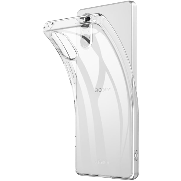 Sony Xperia 5 V cover, sormenjälkiä estävä läpinäkyvä, joustava TPU phone case