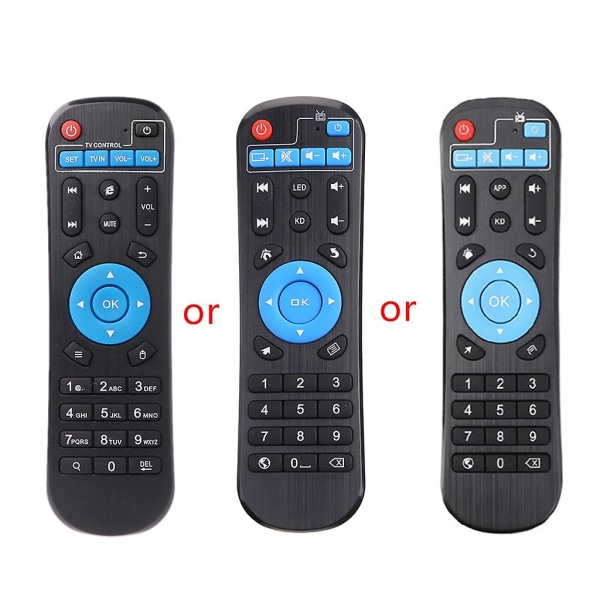 Ersättningsfjärrkontroll för T95 Hk1 Mx10 X88 X96 Tx6 Tx3 Mx1 H50 H96 S912 Android TV Box Set Top Box Tillbehör