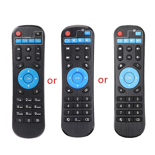 Varakaukosäädin T95 Hk1 Mx10 X88 X96 Tx6 Tx3 Mx1 H50 H96 S912 Android TV Box set tarvikkeet