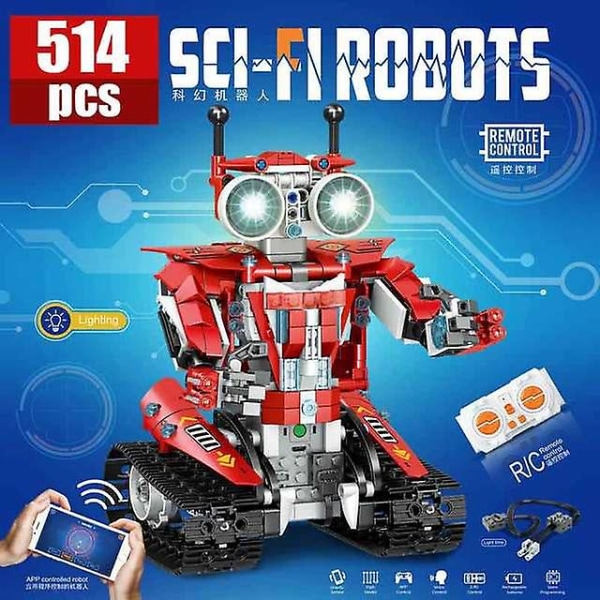 Ohjausrobotti | Building Block Robot Technic | Building Block Rc Robot - Blocks - without packing box