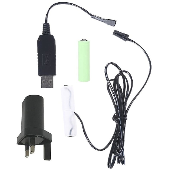 Aa-akun poistaja USB power Vaihda 1–4 kpl 1,5 V Aa-akkua UK-3V models