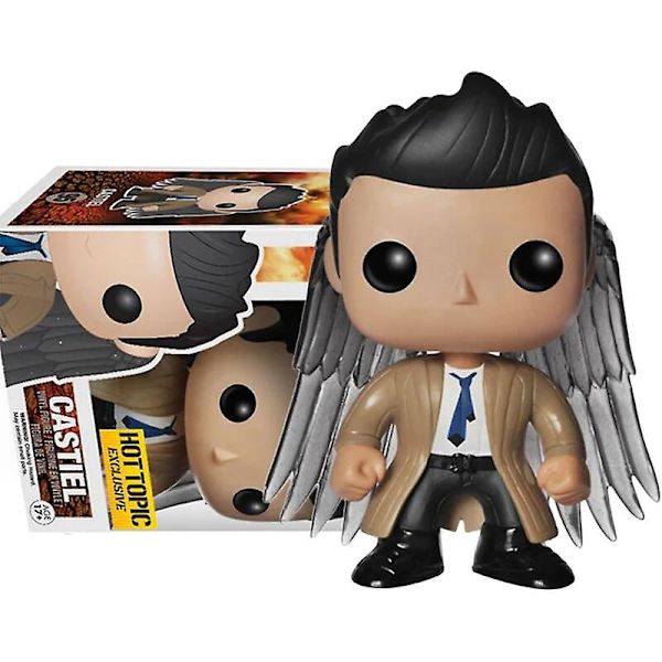 Televisio SPN Sam ja Dean Toimintahahmolelut Supernatural #95 Castiel #94 Dean Figuras Mallinuket Lahjat 95 with retail  box