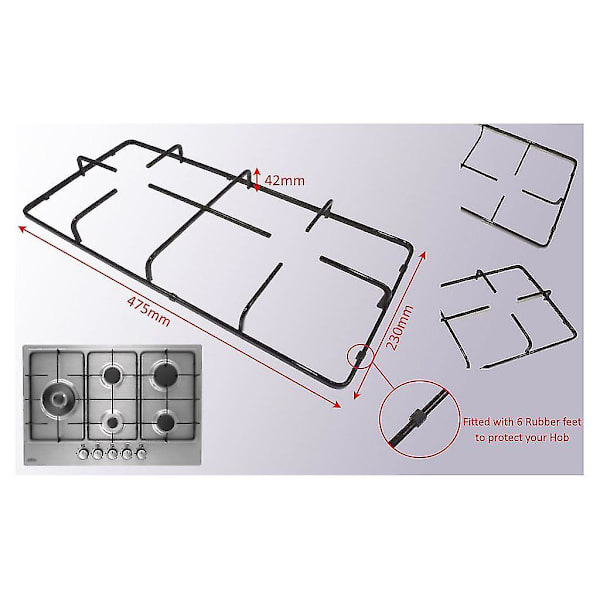 Spis Gashäll Stöd för kokplatta 230 mm x 475 mm Förpackning om 2