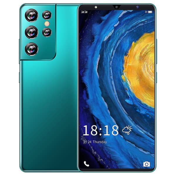Smartphone 6,1-tommer A21plus Android 11 System 5000mah 6gb+128gb Android-telefon green