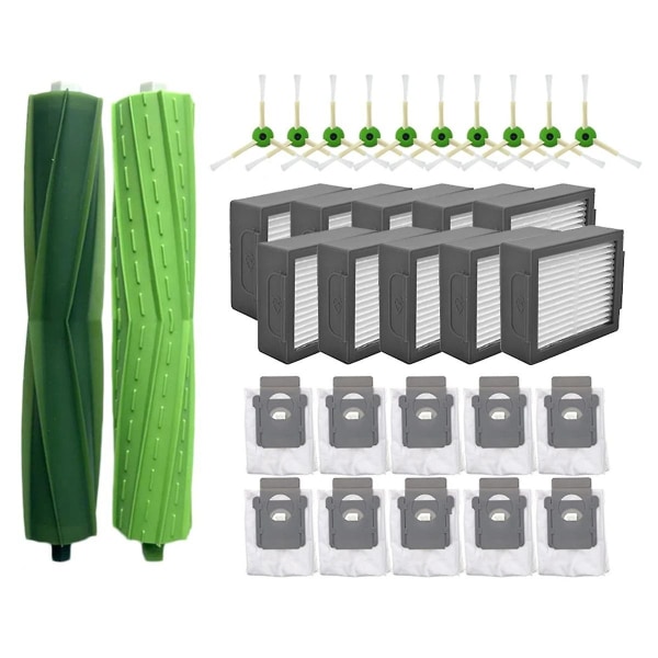 Til Romba J7+ / J7 / J9+ Rullesidebørste Hepa Filter Støvpose Robotstøvsuger Reservedel Tilbehør As Shown
