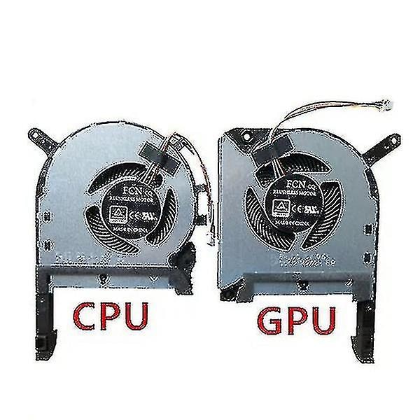 Datorfläktar kompatibla Asus Fa706 Fx706li Fx706l Fa706iu Fa506 Fx506l Fx506lu Fa506ii Fx505d Fx95d Fx86 F CPU AND GPU fan