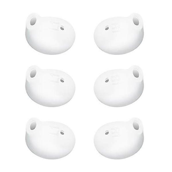 Øretelefoner Øretelefoner til Samsung Active Galaxy S6 S7 Edge Level U Earbud Ear Tip Gel 3pair White