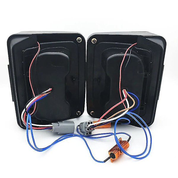 2st Led Bakljus Bakljus Bakre Stötfångarljus Parkering Back Up Back-up Bakljus Bakljus Bakljus för Jeep Wrangler Jk 2007~2016. European Version 1 pair Smoke lens