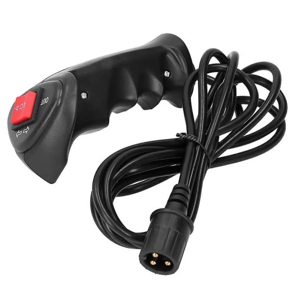 Universal Electric Winch Controller Trådløs fjernbetjening med 9,2 fod kabel Velegnet til off black