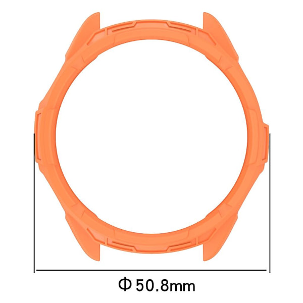 Stødsikker bumper-case dæksel til Garmin-forerunner 965 skærmbeskytter Orange