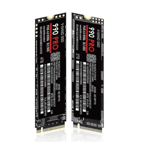 Ssd Solid State 4tb 990 Pro M.2 2280 Ssd Pcie 4.0 Nvme pelin sisäinen kiintolevy 7450mb/s yhteensopiva