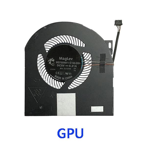 Ny CPU GPU køleventilator/køleplade til Dell Precision 7530 M7530 7540 M7540